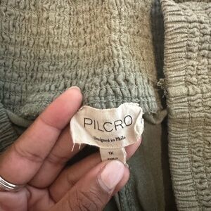 Pilcro Textured Linen Pants